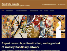 Tablet Screenshot of kandinskyexperts.com